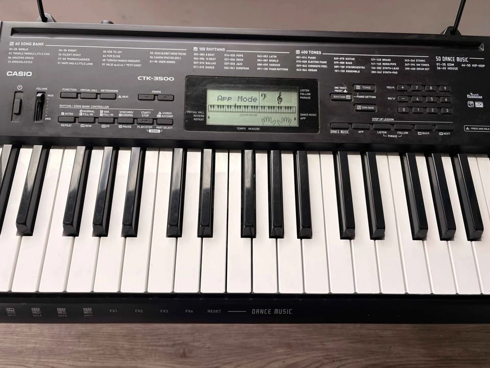Casio CTK-3500 61-Key Touch Keyboard Piano with Stand - photo 4