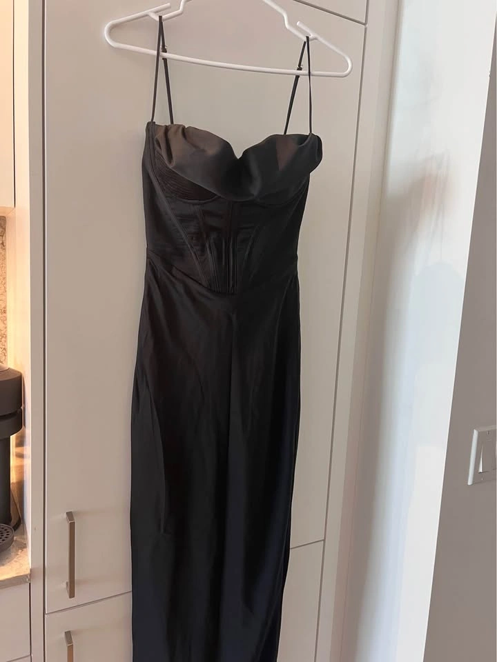 XS House of CB Black Corset Maxi Dress - photo 4