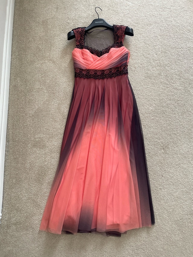 Whimsygoth Ombre Mesh Gown