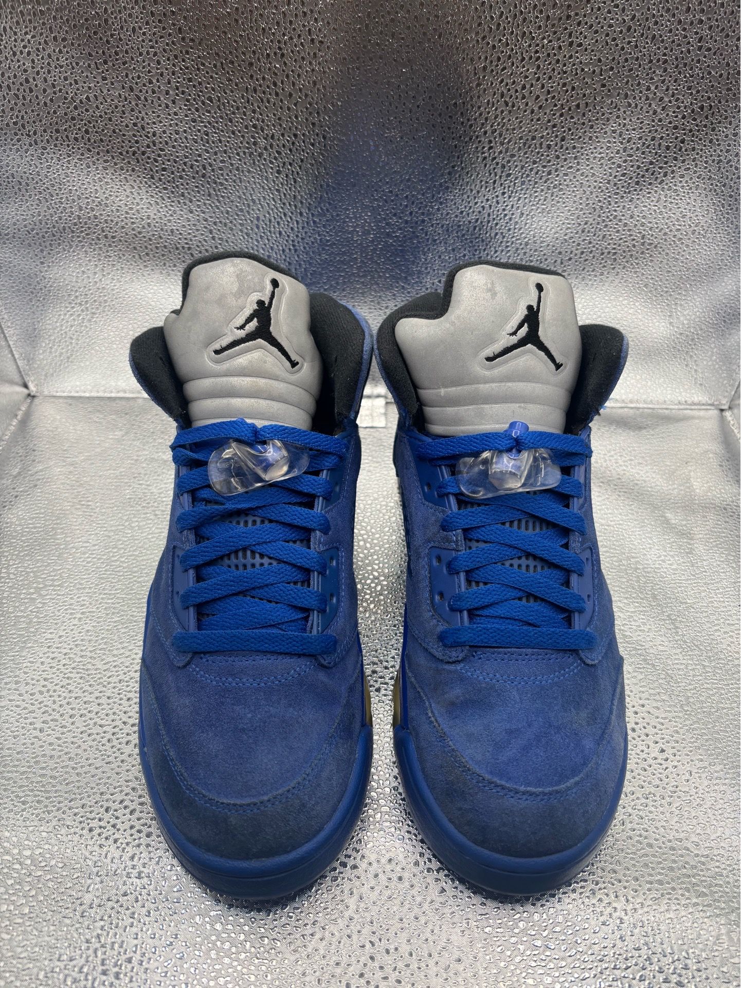 Air Jordan 5 blue suede - photo 2