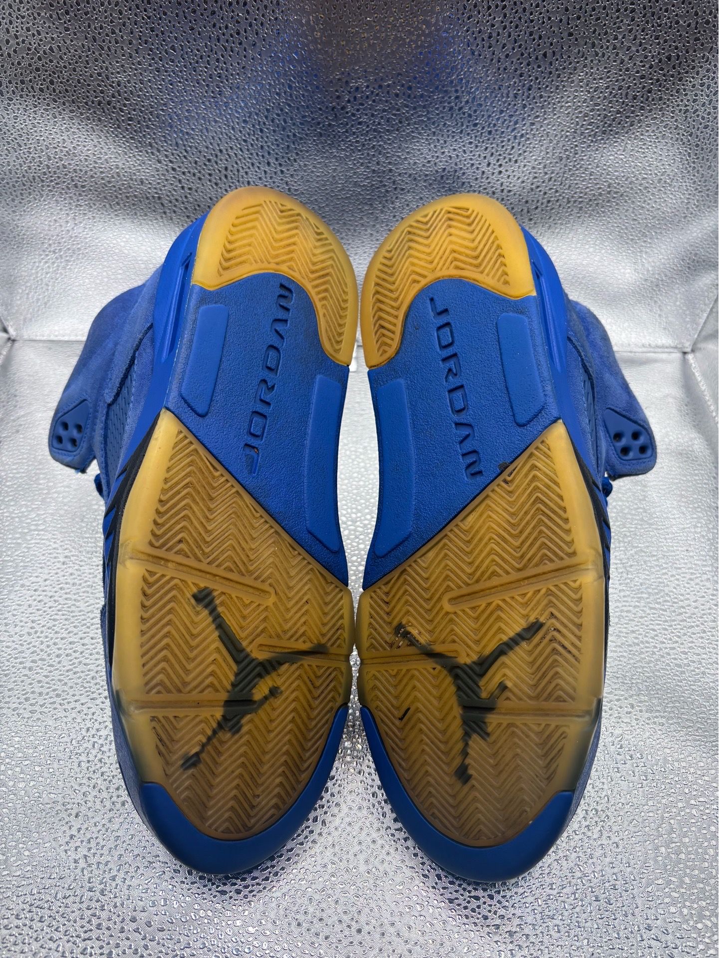 Air Jordan 5 blue suede - photo 3