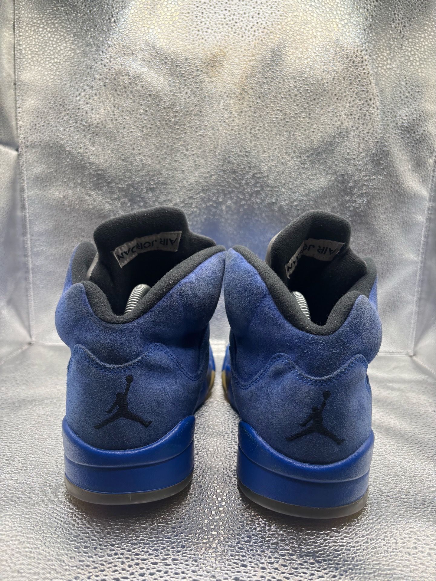 Air Jordan 5 blue suede - photo 4