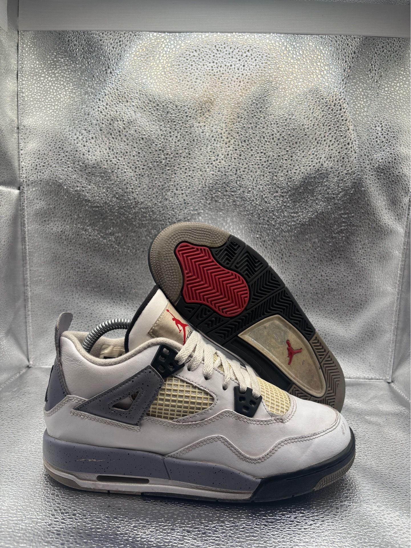 Air Jordan 4 white cement GS 2012