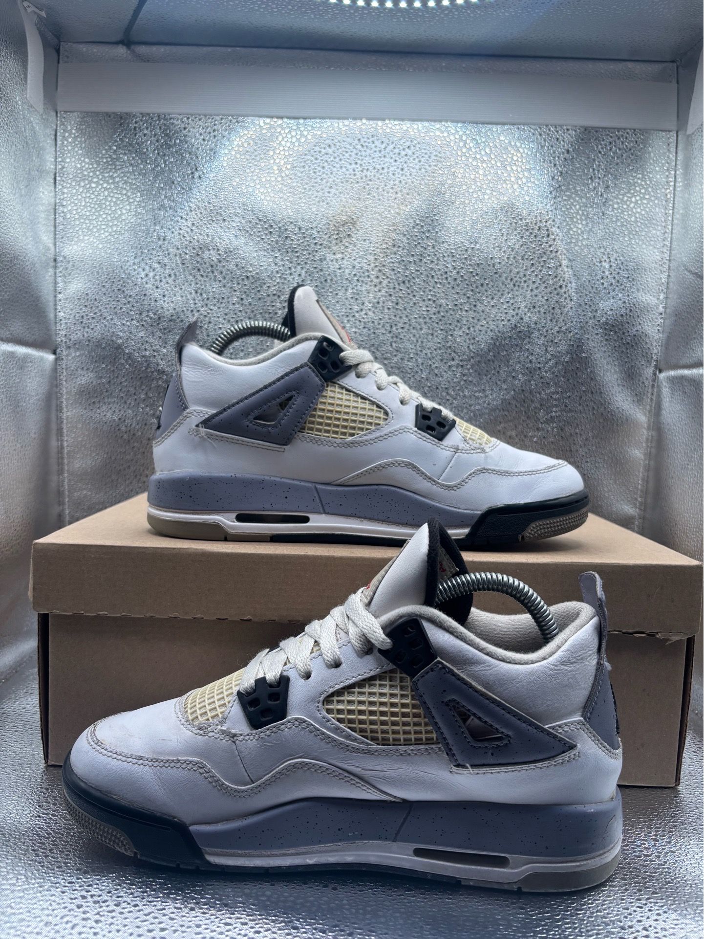 Air Jordan 4 white cement GS 2012 - photo 5