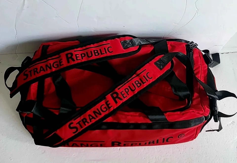 Strange Republic Red and Black Duffle Bag - photo 2