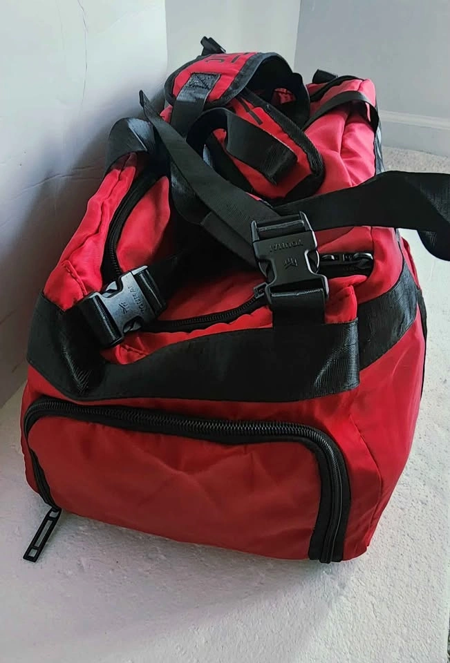 Strange Republic Red and Black Duffle Bag - photo 3