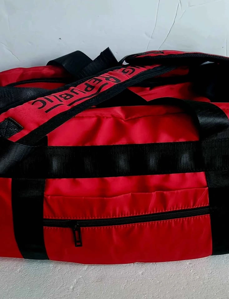 Strange Republic Red and Black Duffle Bag - photo 4
