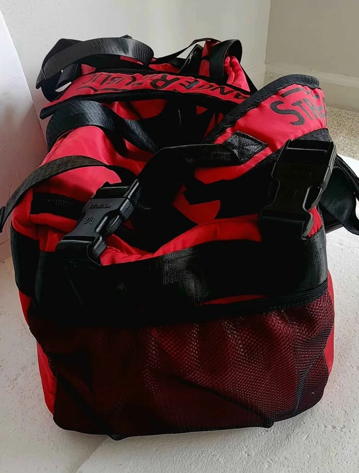 Strange Republic Red and Black Duffle Bag - photo 5