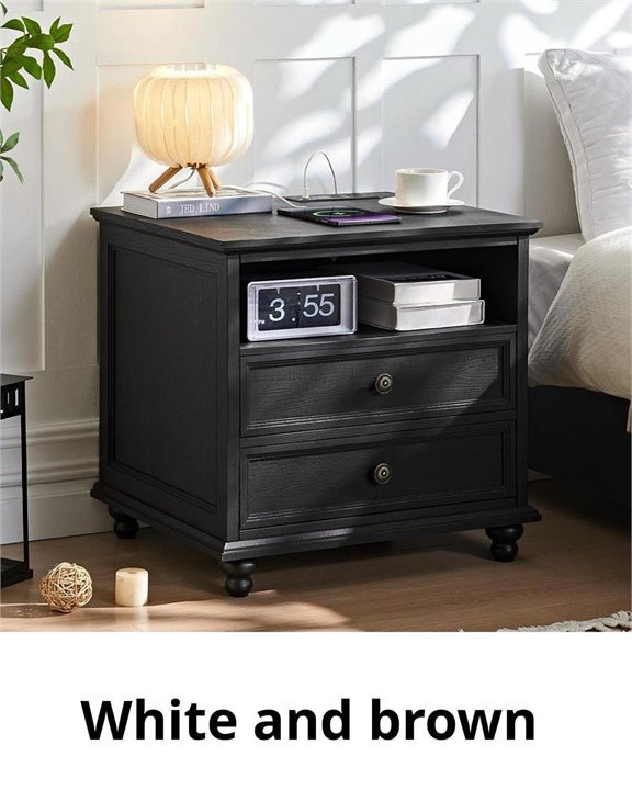 24” Farmhouse Side Table / Nightstand - photo 3