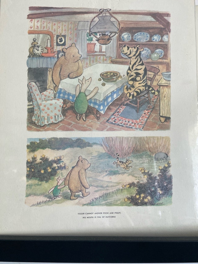 Vintage 1957 Winnie the Pooh Framed Prints - photo 3