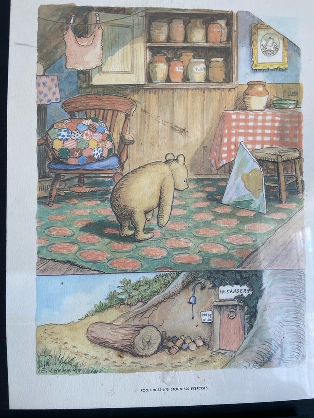 Vintage 1957 Winnie the Pooh Framed Prints - photo 5