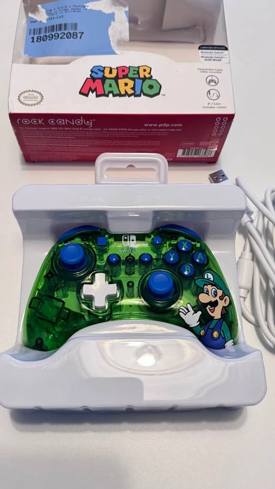 New - PDP Rock Candy Wired Controller for Nintendo Switch - Luig - photo 4