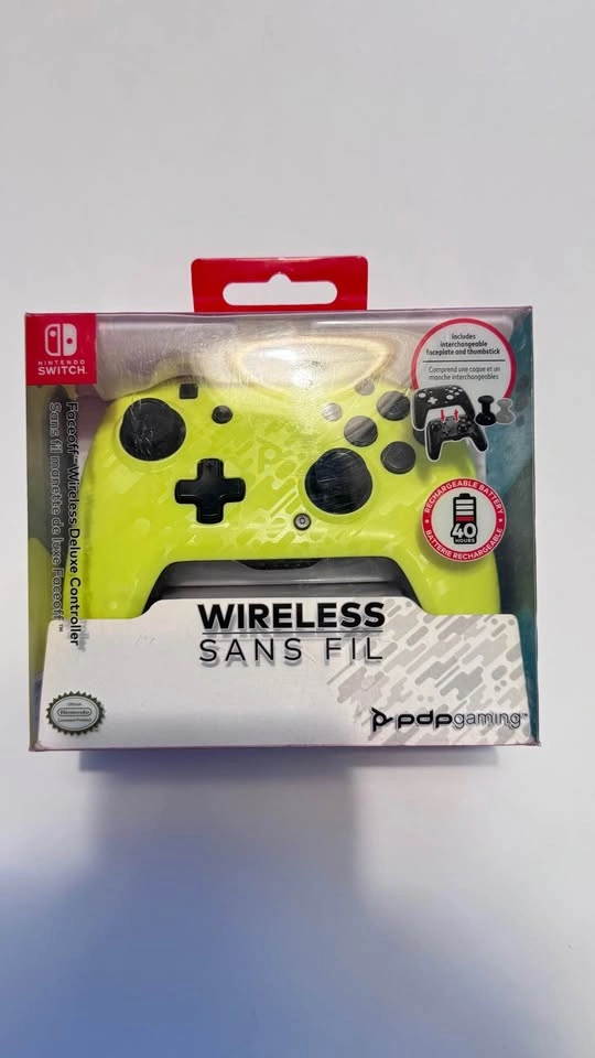 New - PDP Gaming Faceoff Wireless Deluxe Controller for Switch - photo 4