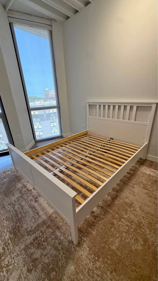 Queen Bed Frame and Support (IKEA HEMNES & LURÖY)