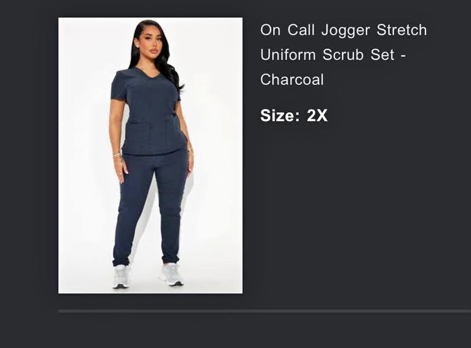 Joggers scrub set