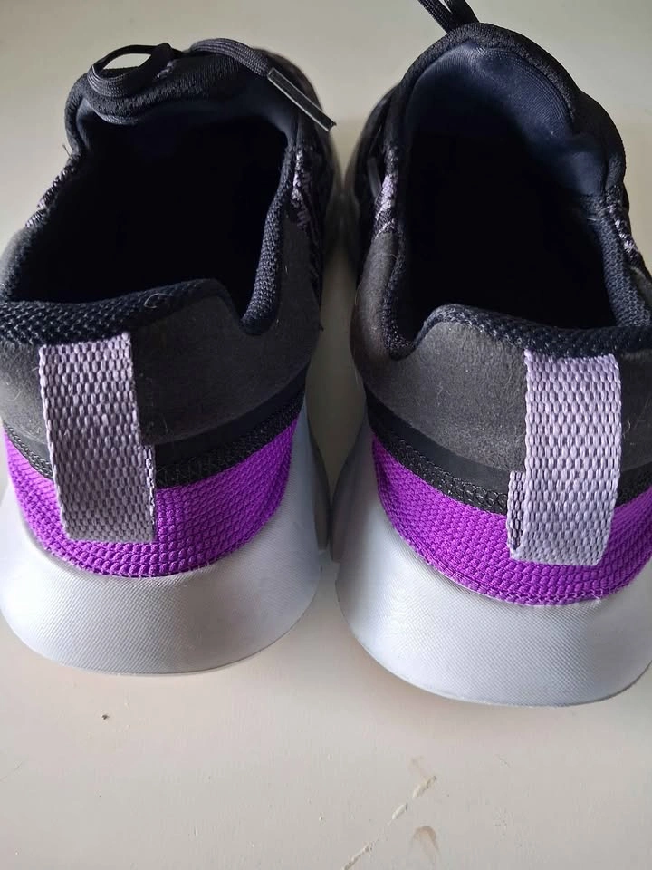 Nike Free Run 5.0 black purple sneakers - photo 3
