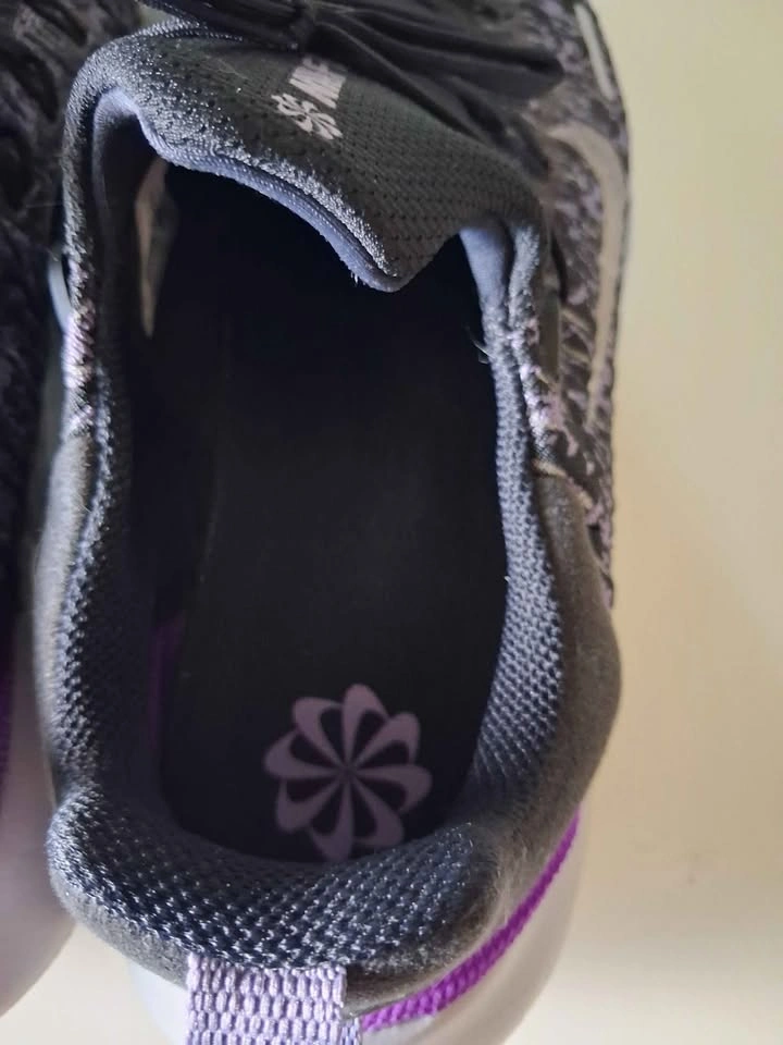 Nike Free Run 5.0 black purple sneakers - photo 4