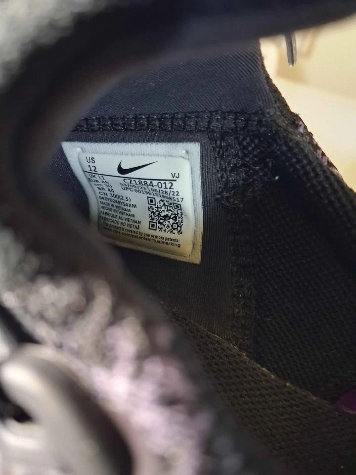 Nike Free Run 5.0 black purple sneakers - photo 5