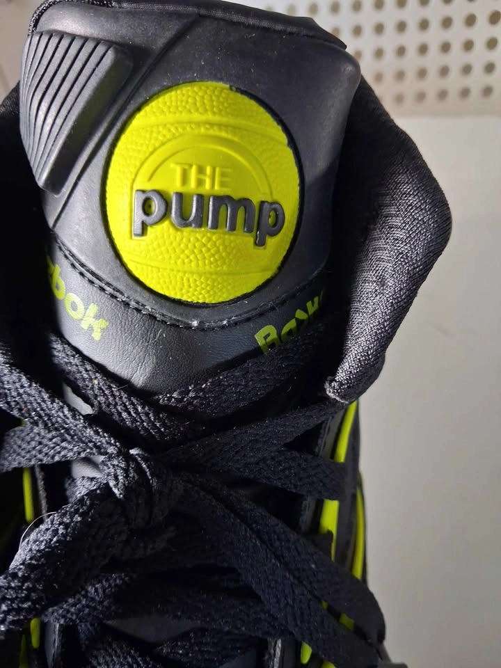 Reebok The Pump Twilight Zone Black Neon Green Sneakers - photo 3