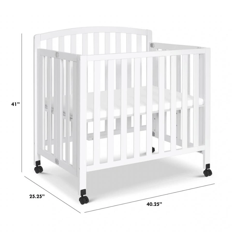 Baby Crib with Mattress (Dylan 3-in-1 Folding Convertible) - photo 3