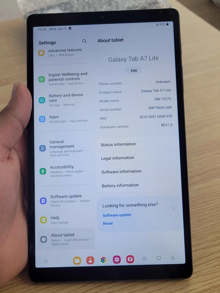 Samsung Galaxy Tab A7 Lite WiFi Only 32GB Gray - photo 5