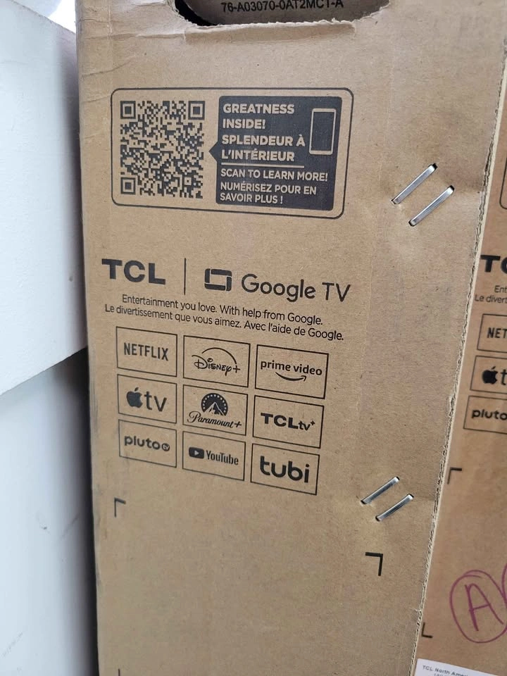 TCL 55 in 4K UHD Google TV | Brand New Open Box - photo 3
