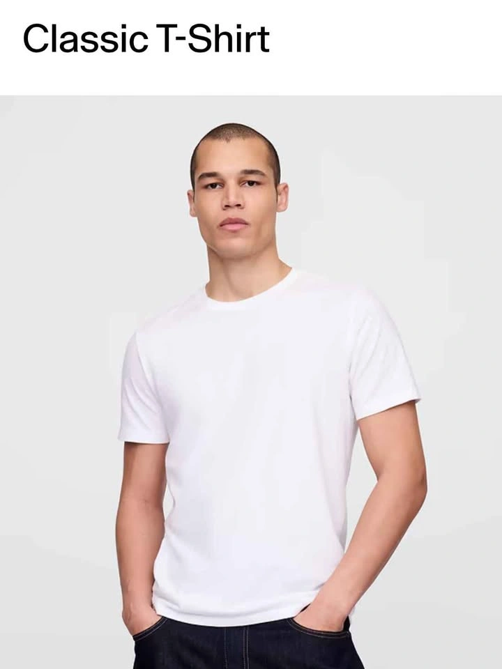 GAP Mens White Tees - Size Small