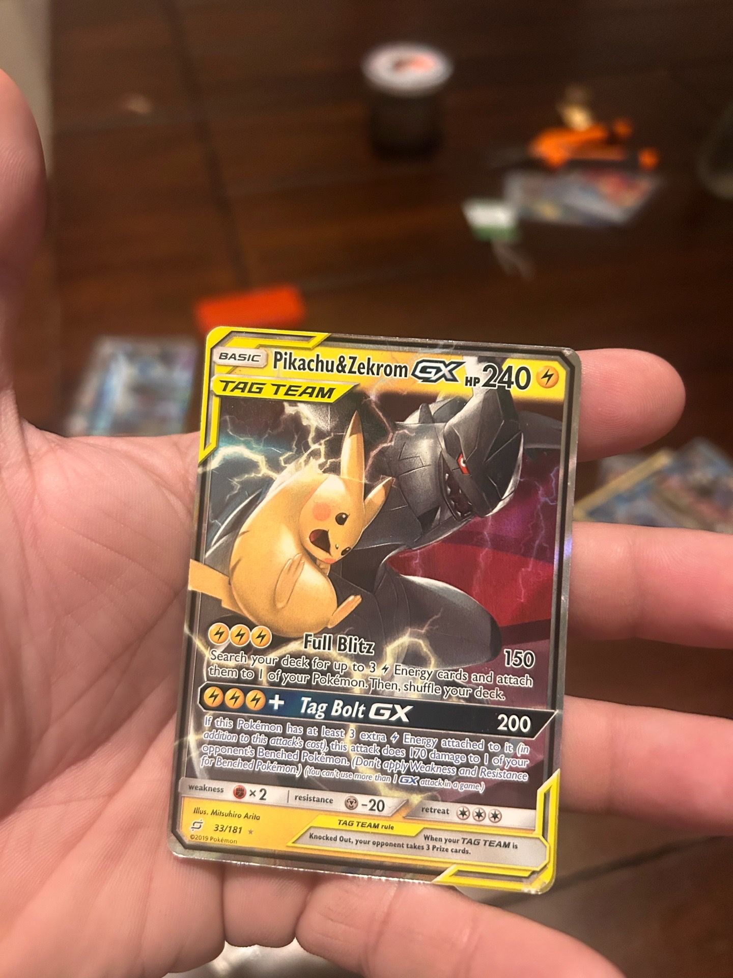 Pokemon TCG Team Up Pikachu & Zekrom 33