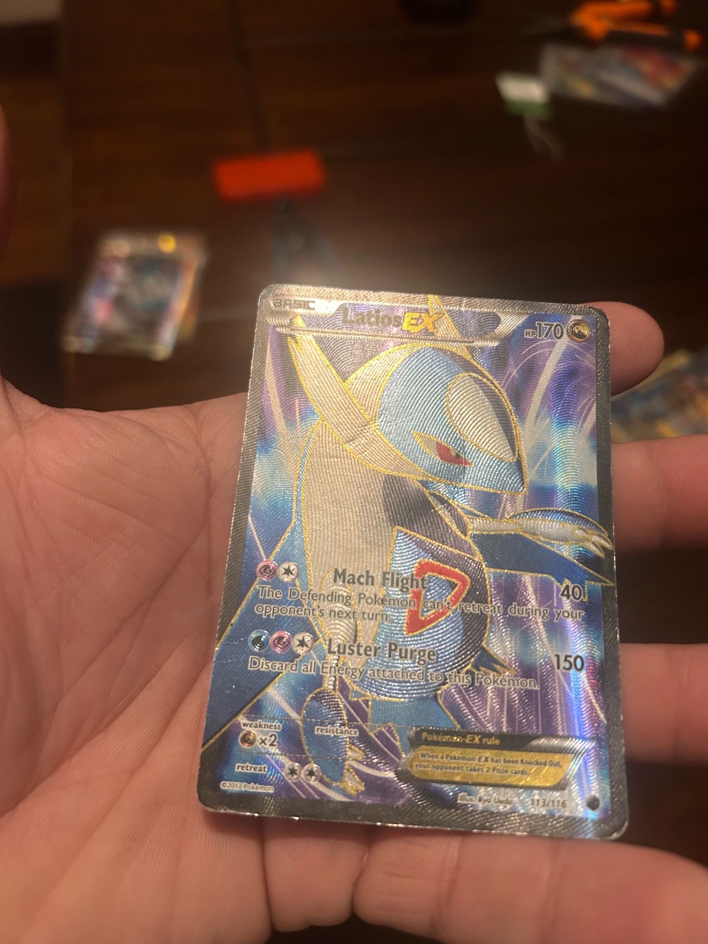 Pokemon TCG Plasma Freeze Latios Full Art 113 - photo 2