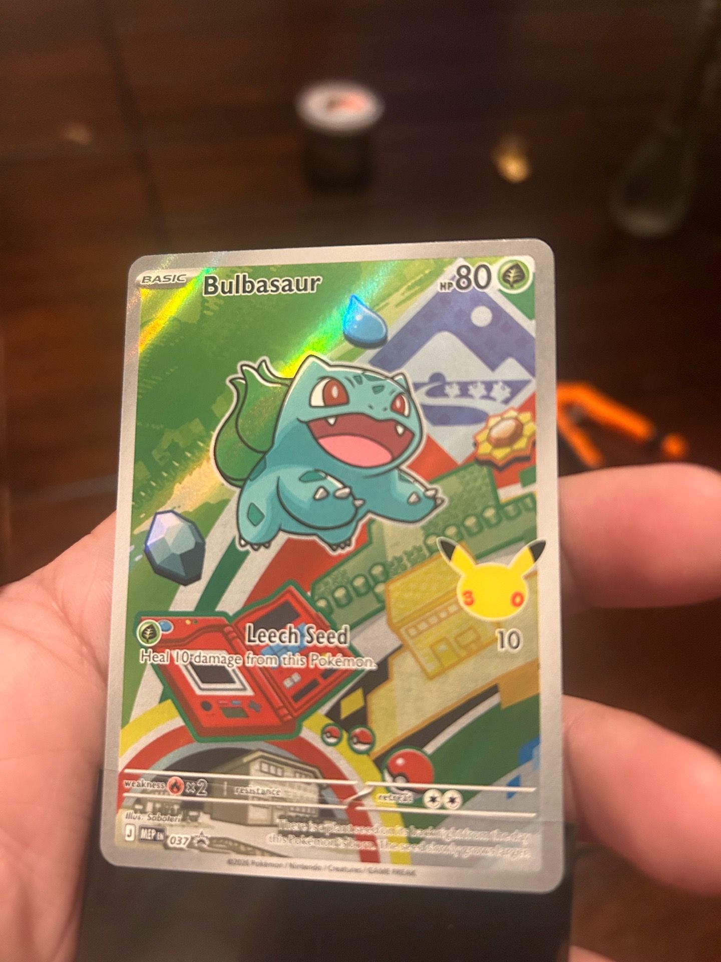 Pokemon TCG Bulbasaur First Partner Promo