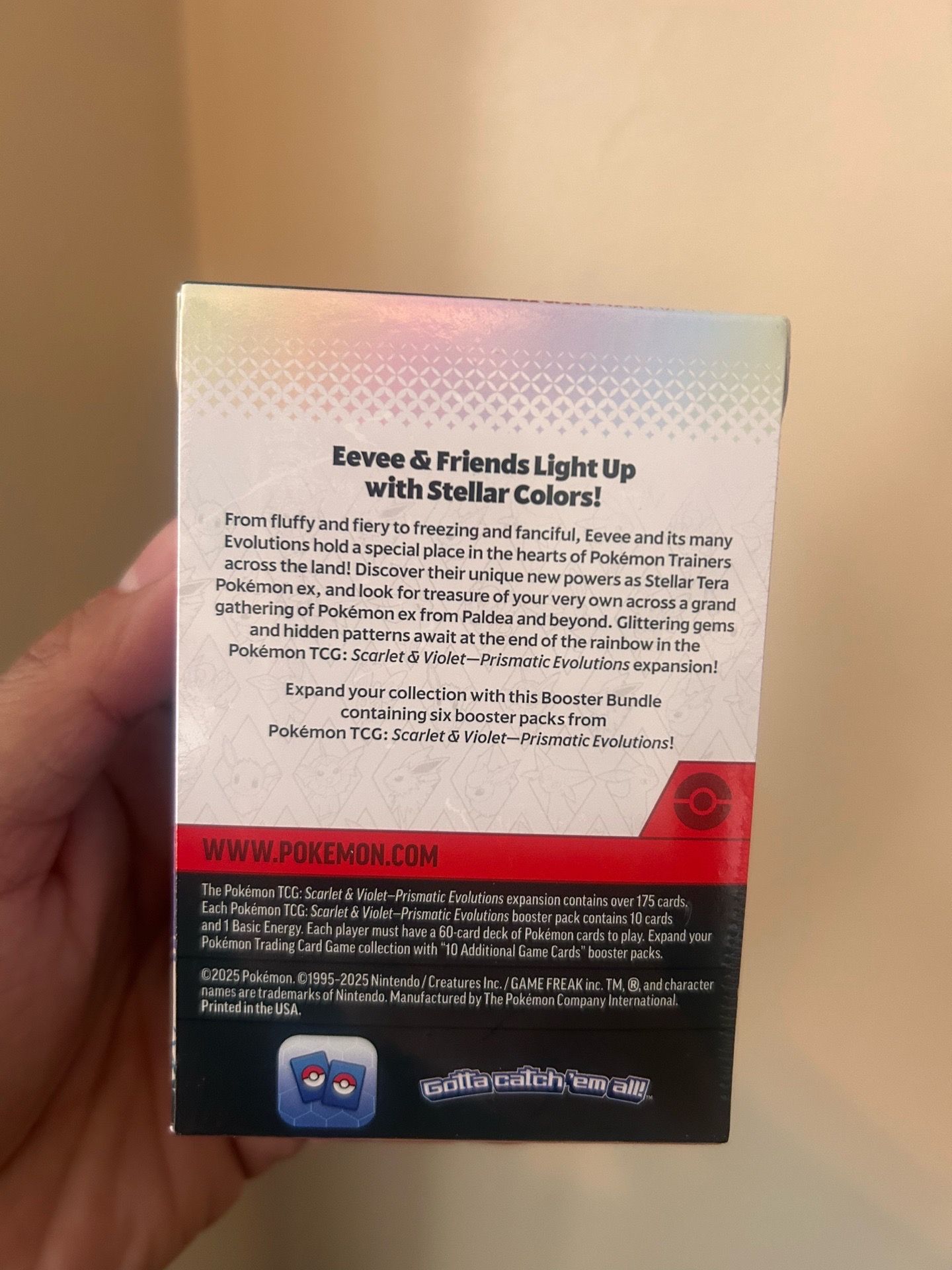 Pokemon TCG Prismatic Evolutions Booster Bundle - photo 3