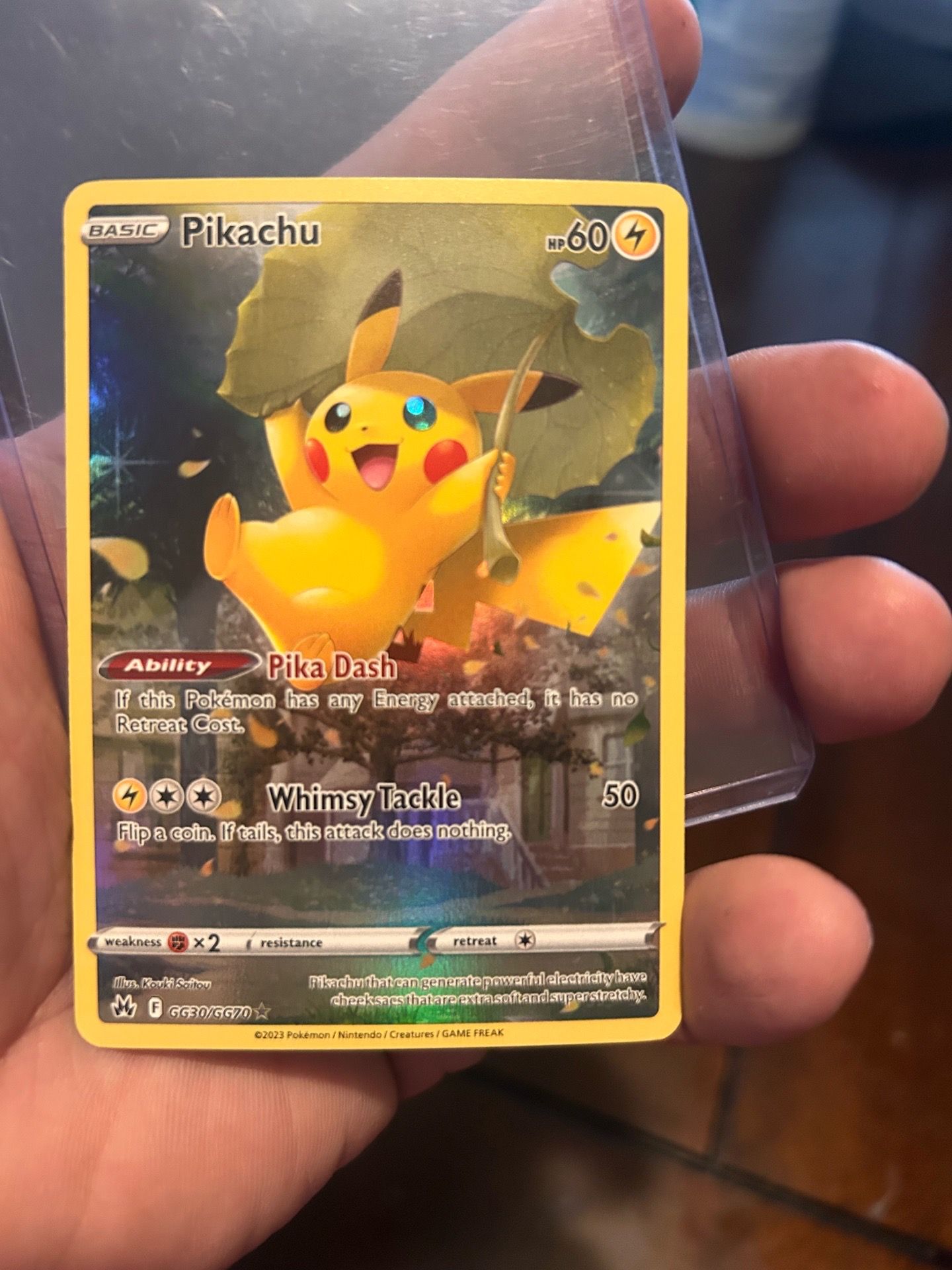 Pokemon TCG Crown Zenith Pikachu GG30/GG70