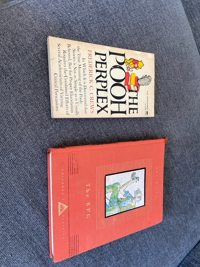 Vintage / Unique Book Lot - The Pooh Perplex + Misprint Hardcove