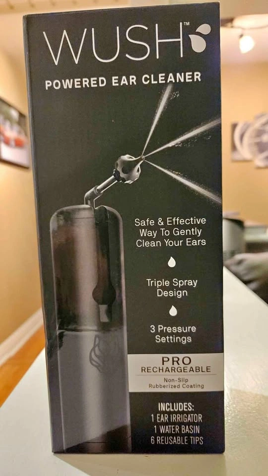 Powered ear cleaner
