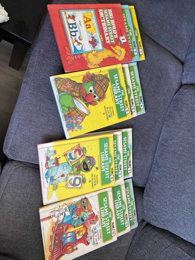 Funk & Wagnalls Sesame Street Library Books