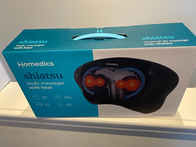 Body massager with heat (shiatsu) brand new in box $10!