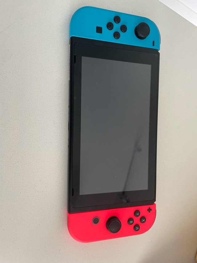 Nintendo Switch 1 v2 in Box (with Super Mario Party Included) - photo 2