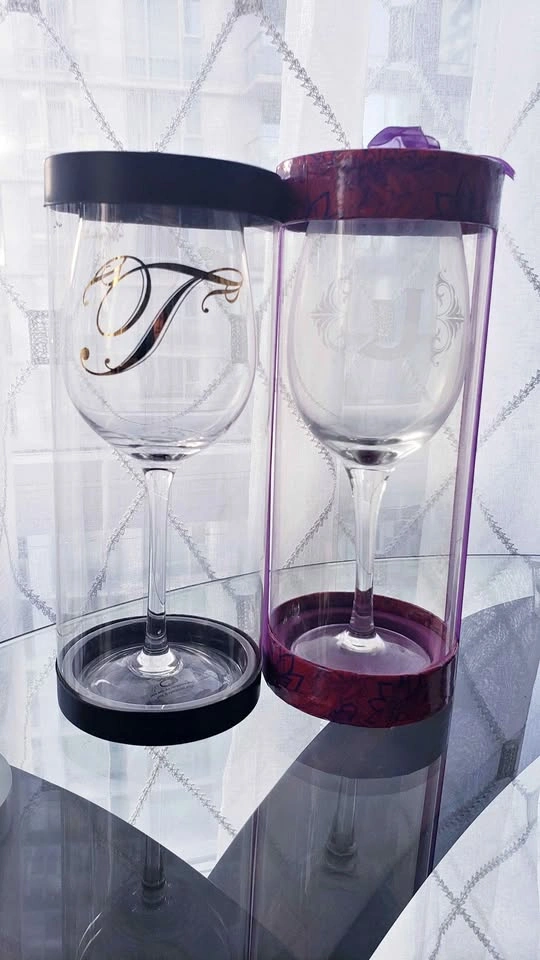 Monogram Wine Glasses