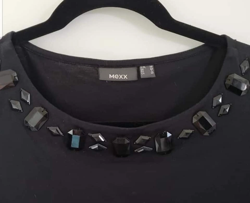 Mexx Black Jeweled Stretchy Tank Top - photo 3