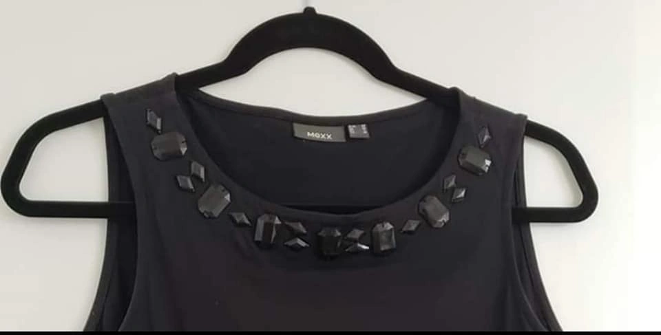 Mexx Black Jeweled Stretchy Tank Top - photo 4