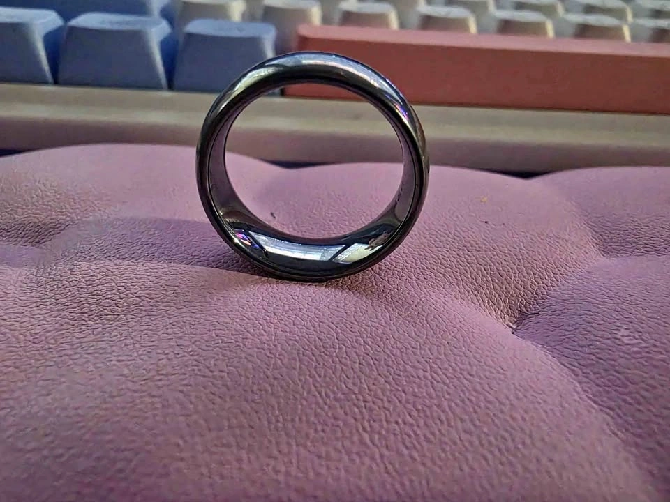 Men's wedding band Tuscan steel size 12