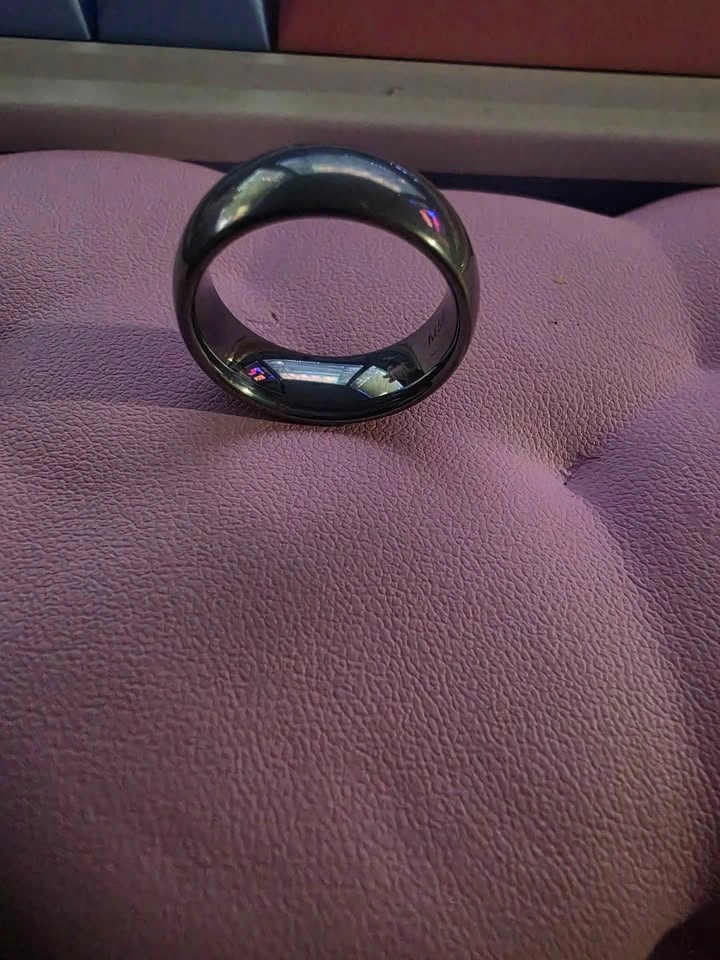 Men's wedding band Tuscan steel size 12 - photo 2