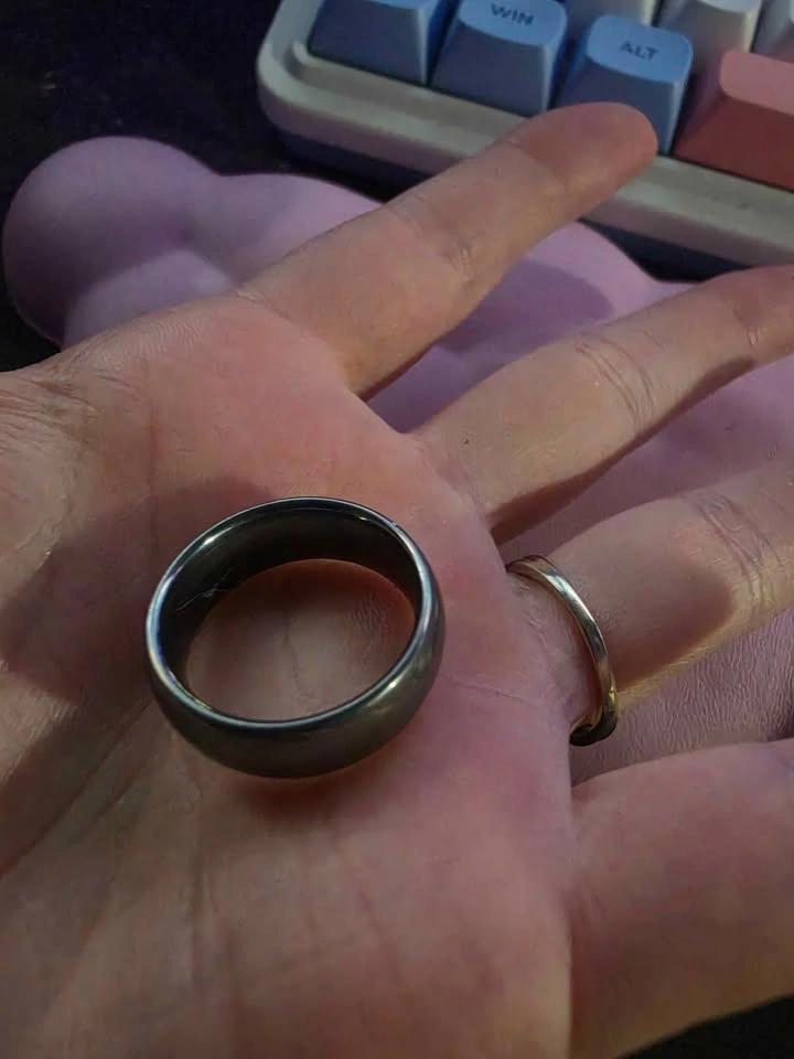 Men's wedding band Tuscan steel size 12 - photo 5