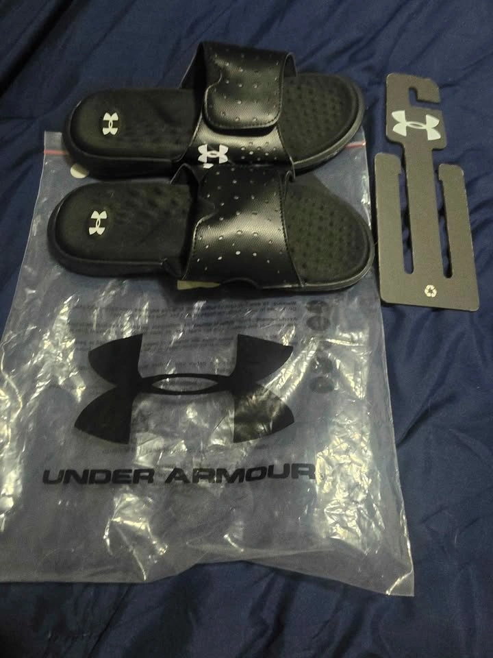 New Under Armour UA W Ignite Pro SL Slides Womens Size 8 Black - photo 5