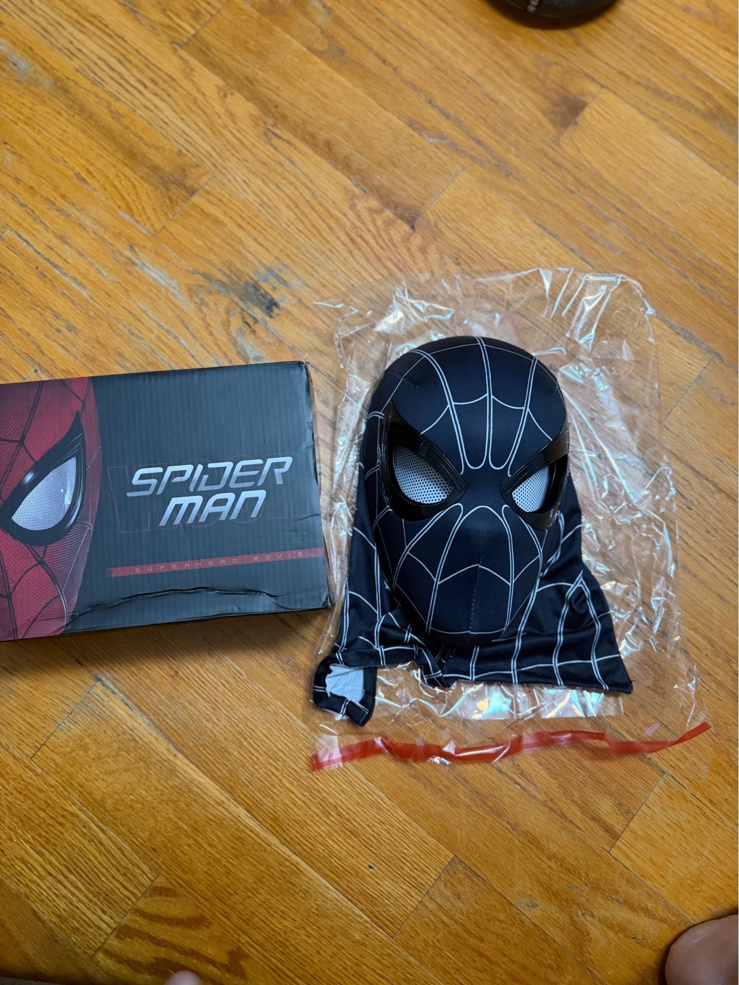 Spider-Man Full Face Costume Mask w/ Lens Eyes Adjustable