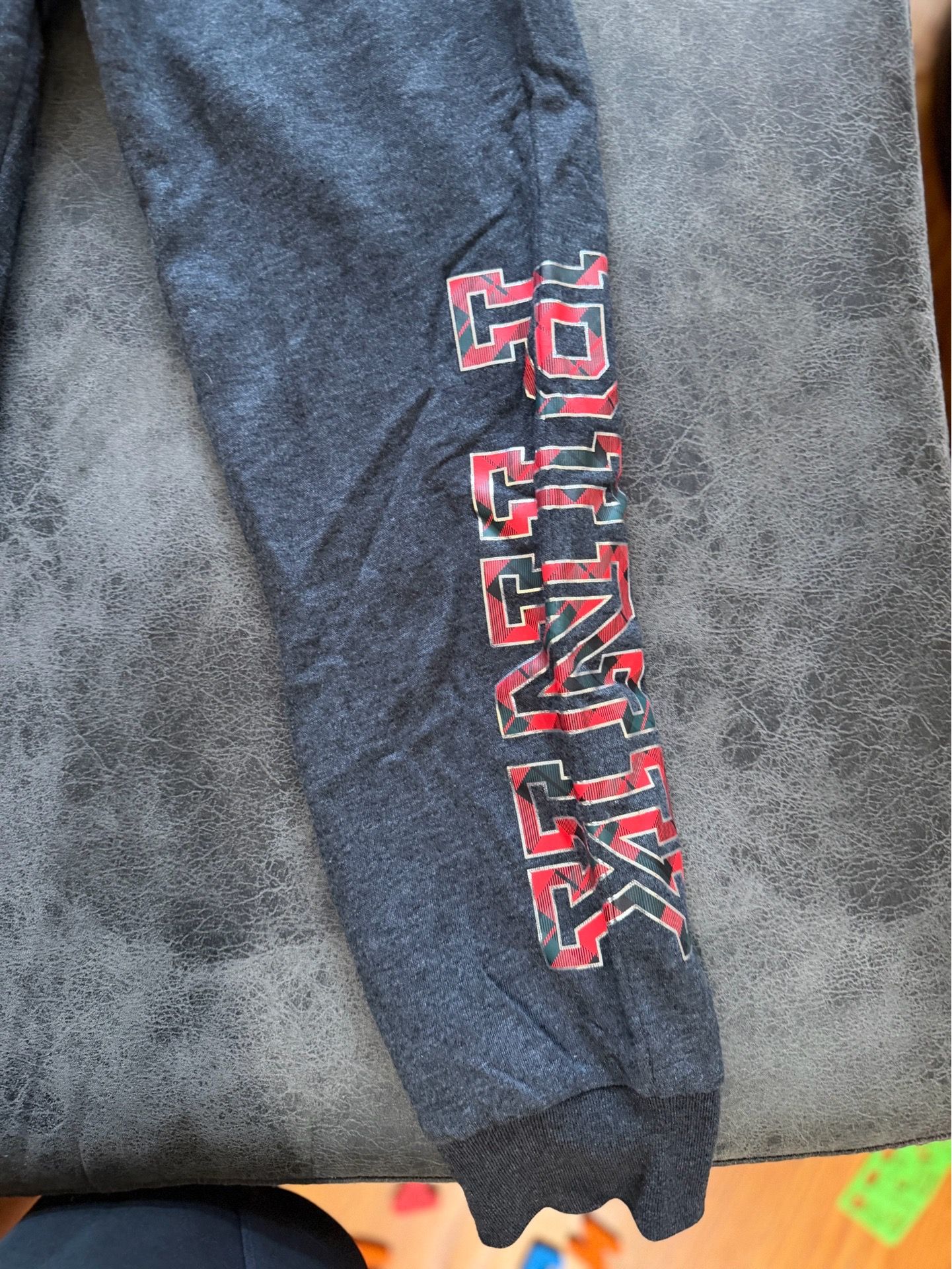 PINK Victoria's Secret Gray Logo Jogger Pants S - photo 2