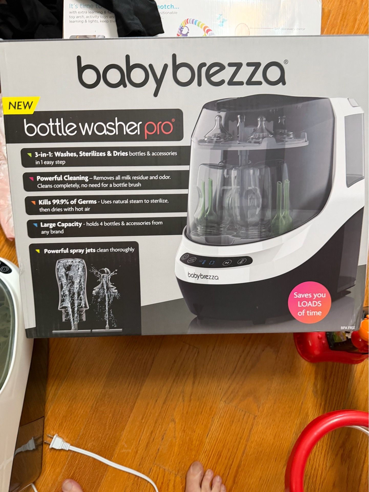 Baby Brezza Bottle Washer Pro 3-in-1 Wash Sterilize Dry