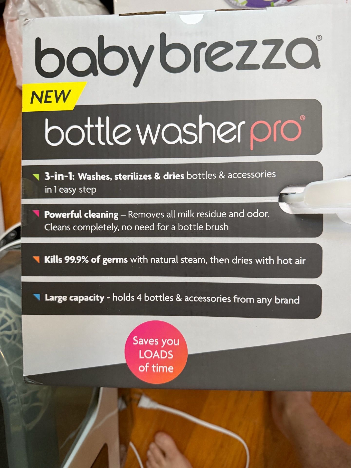 Baby Brezza Bottle Washer Pro 3-in-1 Wash Sterilize Dry - photo 2
