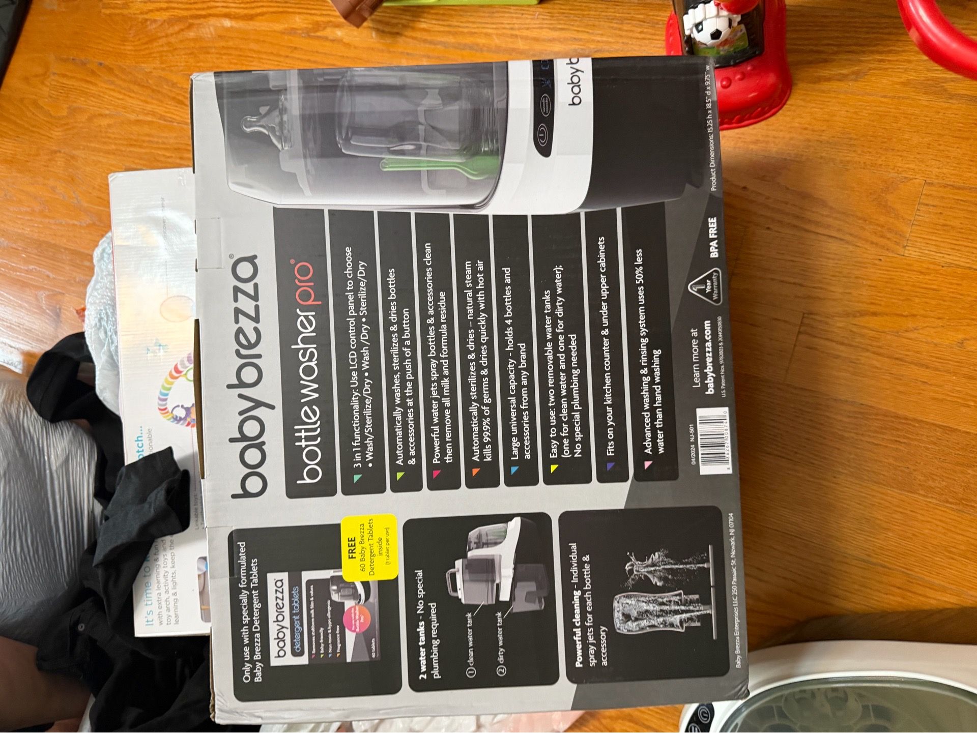 Baby Brezza Bottle Washer Pro 3-in-1 Wash Sterilize Dry - photo 3