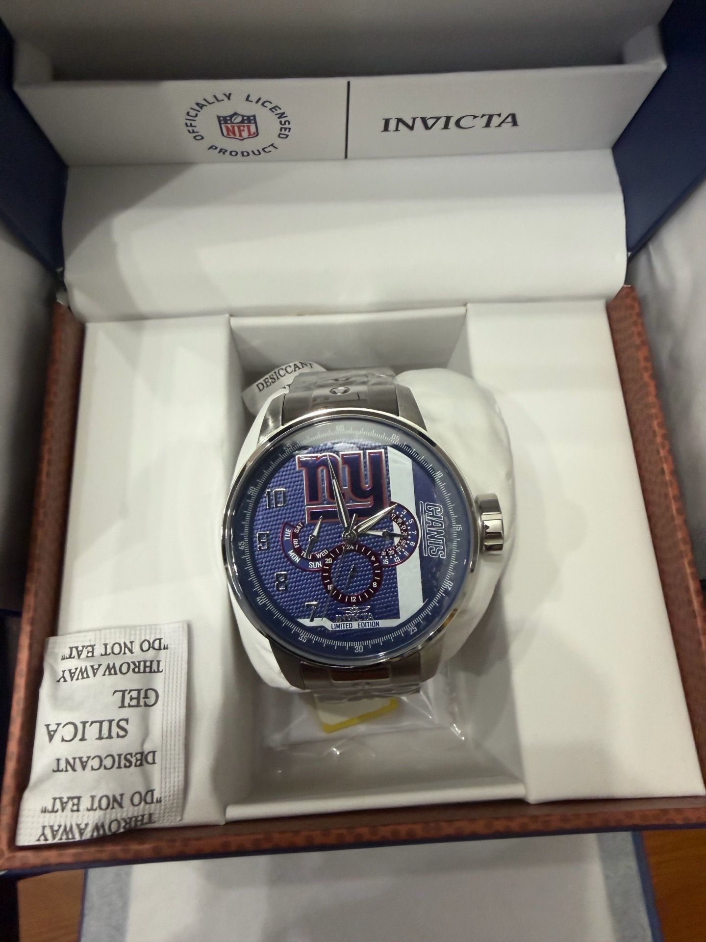 Invicta NFL NY Giants Men’s Quartz limited edition watch 45128 - photo 2